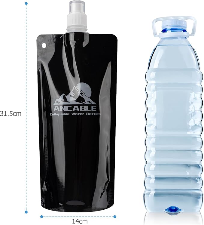 Ancable 17oz Collapsible Water Bottles, BPA-Free Water Bottle - Image 7