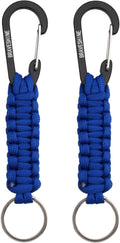 BRAVESHINE Paracord Keychain Carabiner Clip, D Ring Lanyard Hanger Stroller Hook by BRAVESHINE