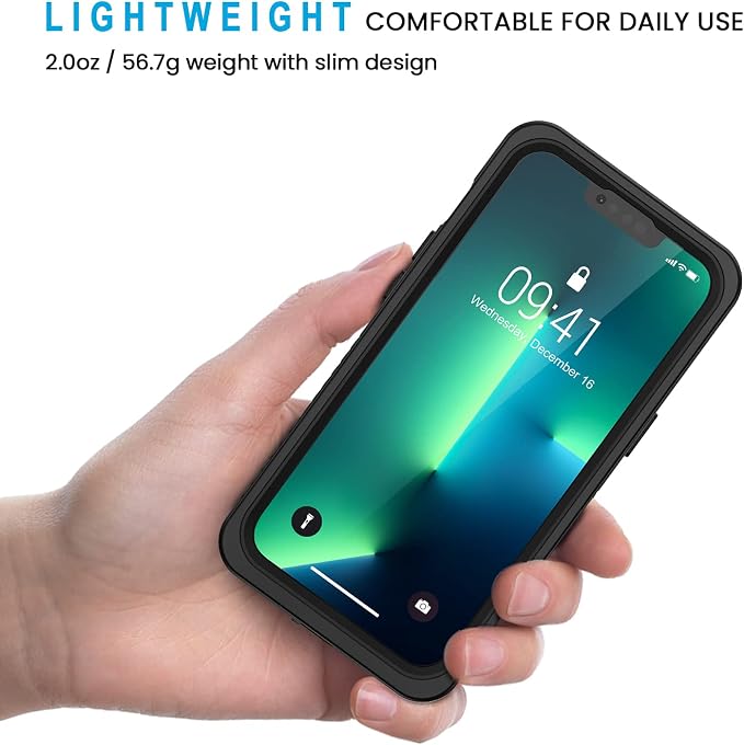 Lanhiem for iPhone 13 Pro Case, IP68 Waterproof Dustproof Shockproof Cases - Image 2