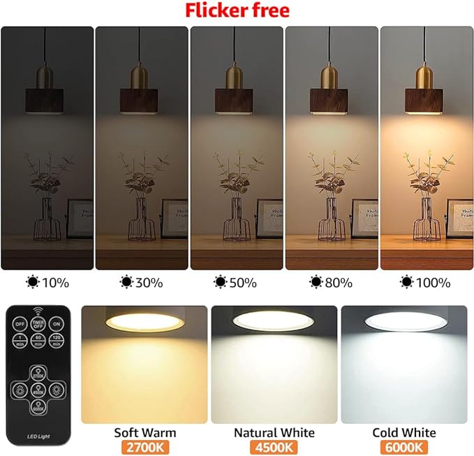 BLUEYE Rechargeable Light Bulbs, Remote Control, Soft Warm 2700K-6000K - Image 5