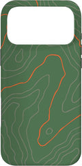 Backcountry Topo Guide Orange Lines Topographical Map Case by Unknown