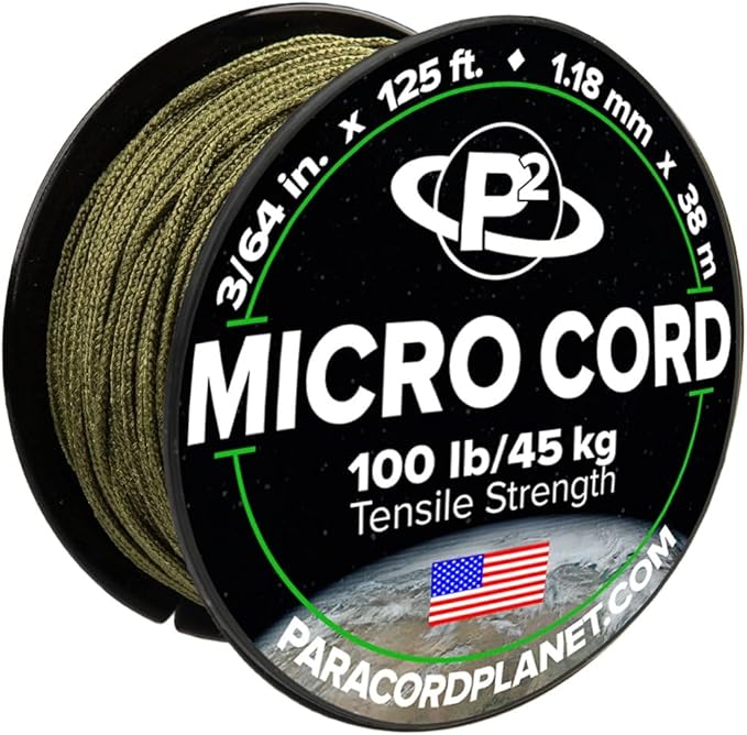 Paracord Planet Micro Paracord – Thin Braided Cord by ParacordPlanet