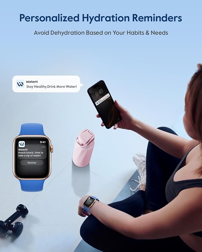 BOOST Smart Water Bottle with Reminder & Tracker, Double Wall Vacuum Insulated - Image 3