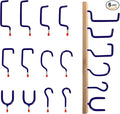 Garage Hooks Heavy Duty, Wall Mounted Steel Tool Hangers by LianRippleLian