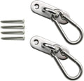 heyous 2 Set M8 Suspension Ceiling Wall Mount U Hook Anchor Hanger Stainless by heyous