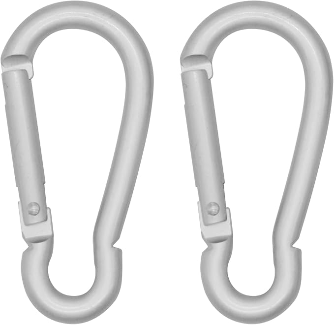 LESHIRY Large Carabiners Keychain 3" Aluminum D Shape Premium Durable D-Ring by LESHIRY