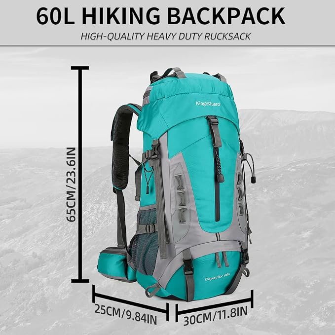 King'sGuard 60L Hiking Backpack - Image 5