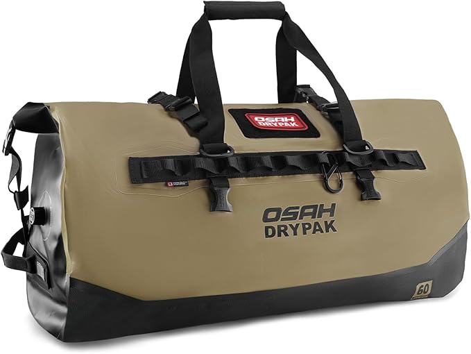 OSAH DRYPAK Waterproof Duffel Bag 25L/40L/60L – Heavy-Duty Motorcycle Tail Bag by OSAHDRYPAK