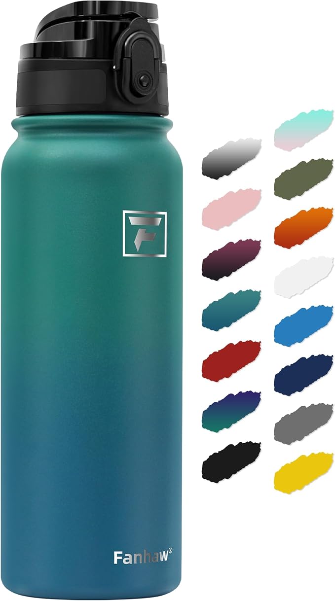Fanhaw 20 oz Insulated Stainless Steel Water Bottle by FANHAW