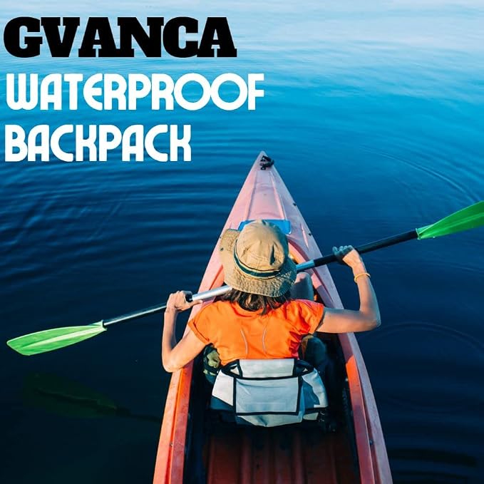 Waterproof Roll Top Kayak Dry Backpack, Floating Outdoor Dry Sack Boating - Image 5