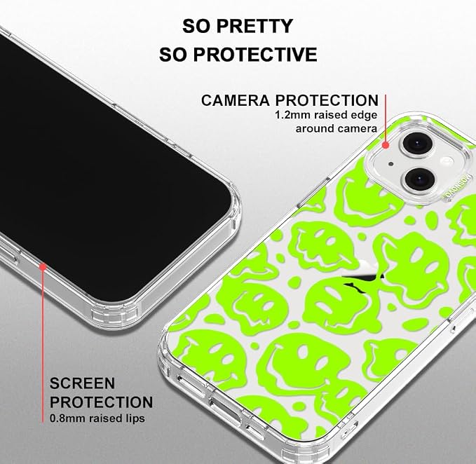 MOSNOVO for iPhone 13/14 Case | Military Grade 6.6ft Drop Tested | Clear - Image 5