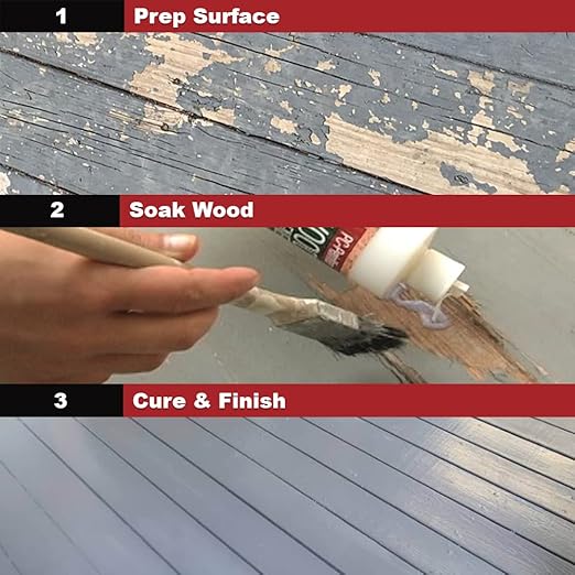 PC-Products Wood Repair Epoxy Paste and Wood Hardener Kit, PC-Woody 24 oz and - Image 4