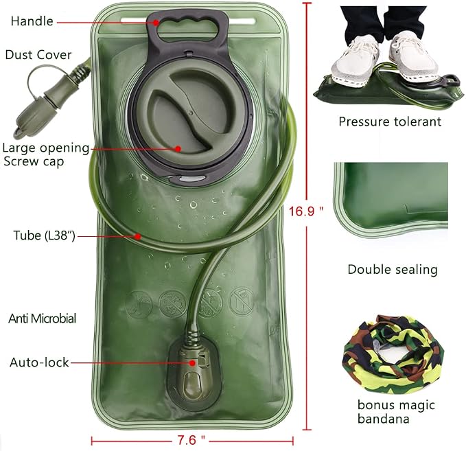 Hydration Bladder, 1.5-2-3L Water Bladder - Image 2