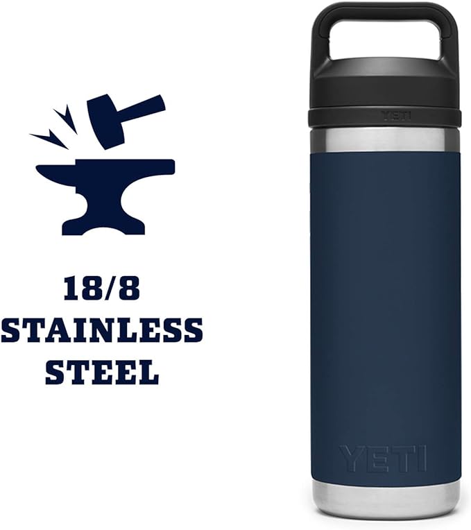 YETI Rambler 18 oz Bottle, Vacuum Insulated, Stainless Steel - Image 6