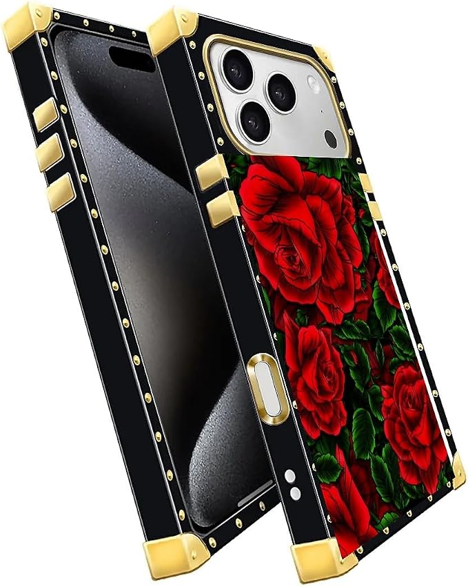 for iPhone 17 Pro Max Case Luxury Golden Decoration - Image 3
