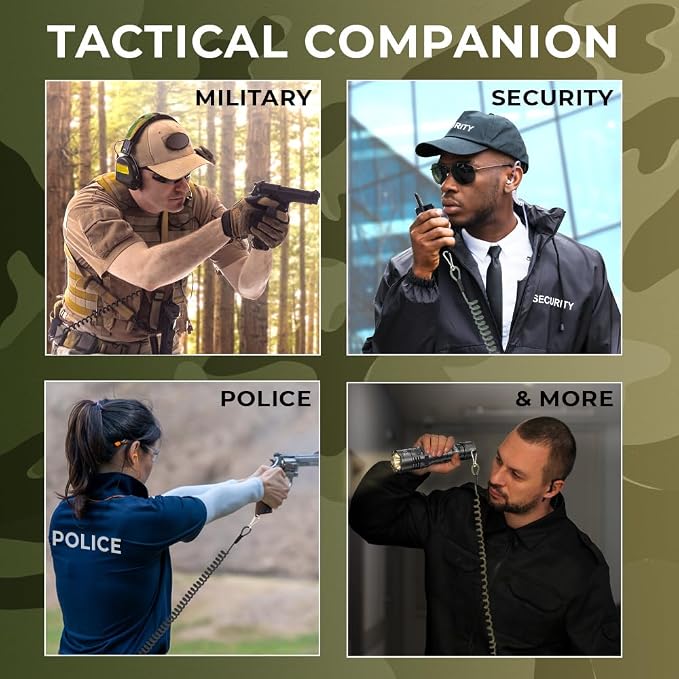 TECEUM Tactical Pistol Lanyard – 3+ Colors – Equipment Accessories - Image 6