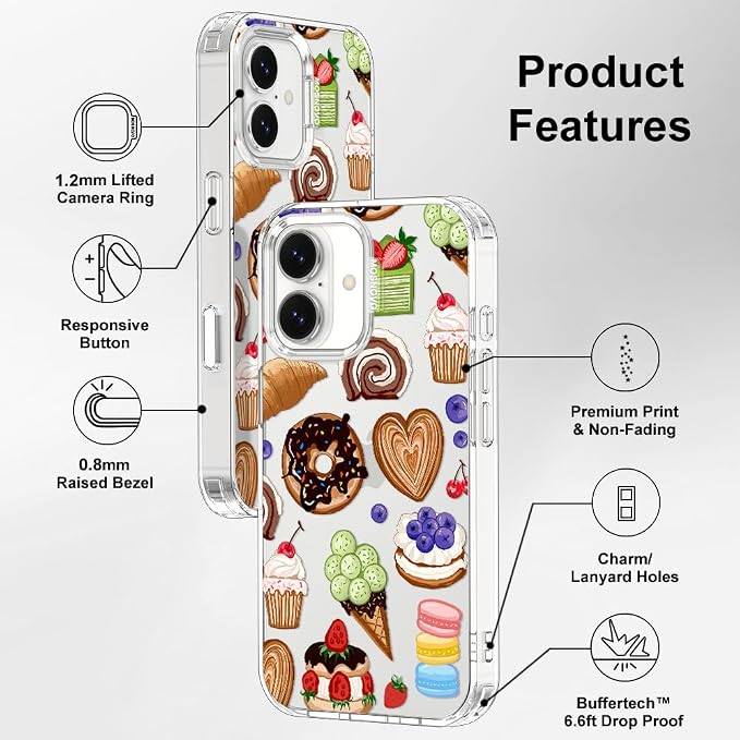 MOSNOVO for iPhone 17 Case, Shockproof Military-Grade Protection 6.6ft Drop - Image 7