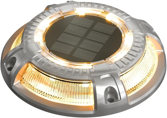 addlon Solar Dock Lights Outdoor 1 Pack, 2 Color Modes LED Deck Marine by addlon