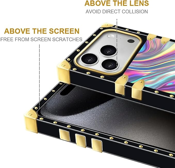 for iPhone 17 Pro Case Luxury Golden Decoration - Image 7