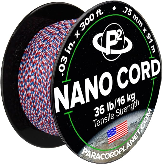 Paracord Planet Nano Cord –Lightweight Nylon Nano Paracord – Great by ParacordPlanet