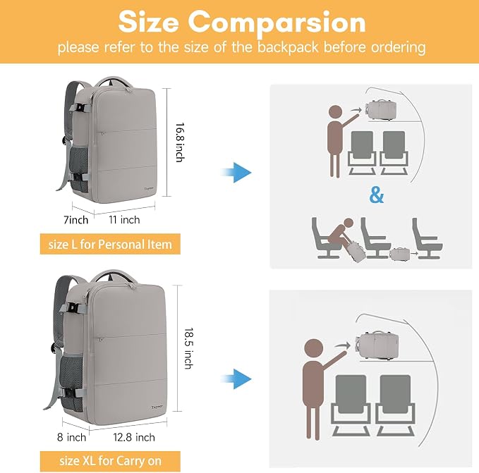 Taygeer Laptop Backpack Purse for Women, Backpack for College Essentials - Image 6