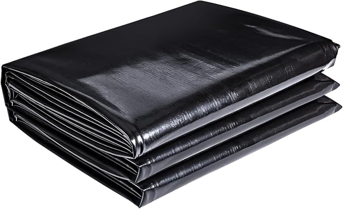 ToLanbbt Pond Liner 10 FT x 10 FT HDPE Pond Liners, 20 Mil UV Resistant by ToLanbbt