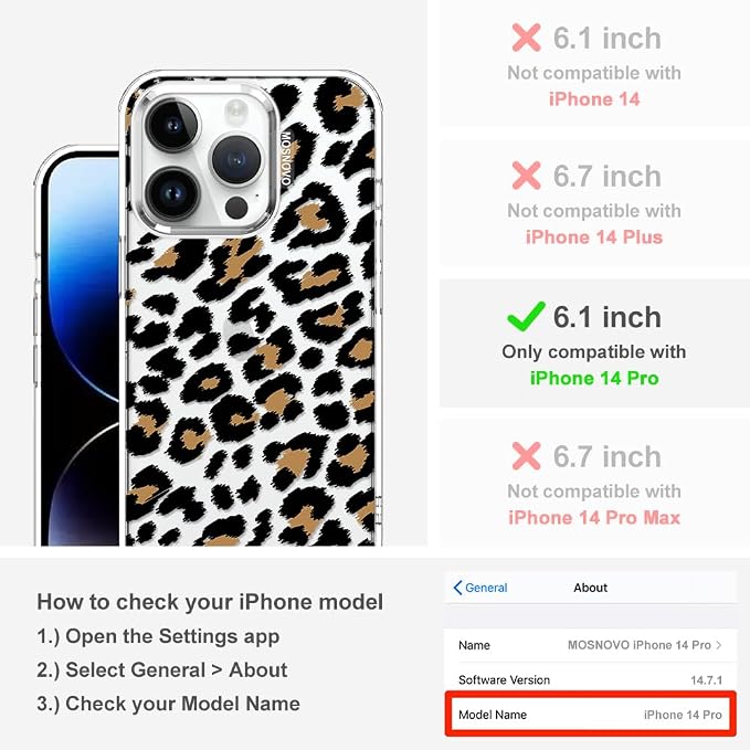 MOSNOVO Case for iPhone 14 Pro - Image 2