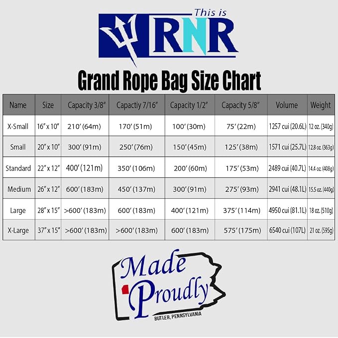 Rock-N-Rescue Grand Rope Bag, Premium Climbing Gear Storage Backpack, - Image 3