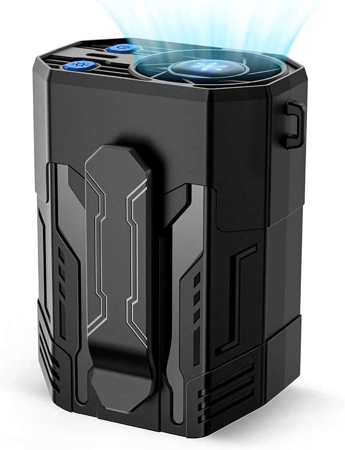 Portable Fan 4000mAh Rechargeable, 4 Speeds 13000RPM Strong Airflow, Personal by Unknown