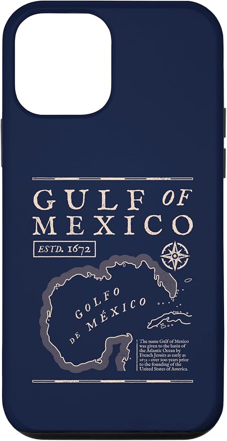 Gulf of Mexico 1672 Historic Map Case by Unknown