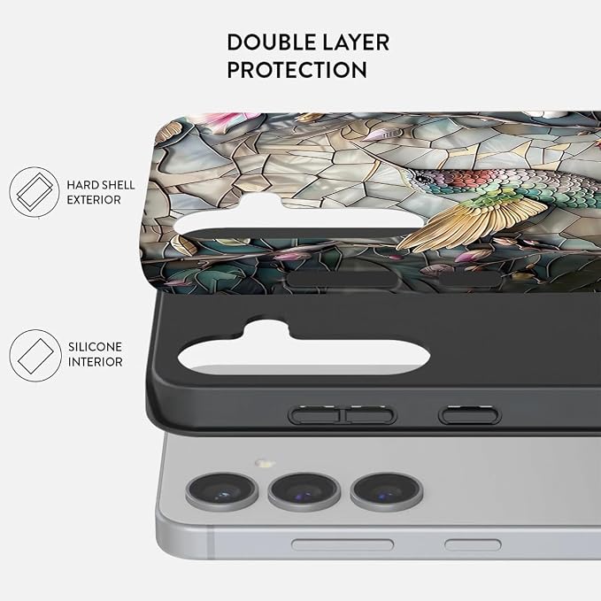 Compatible for Samsung Galaxy A27 5G Case, Dual Layer Heavy Duty 2 in 1 - Image 2