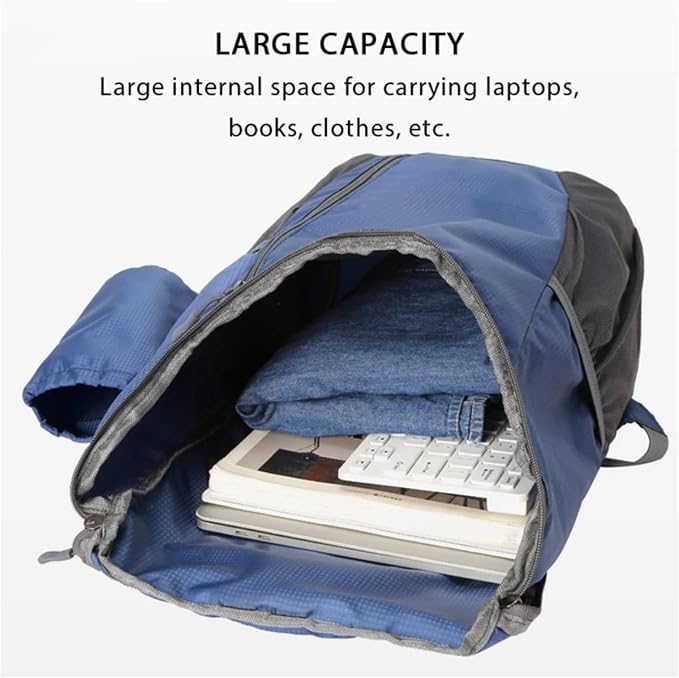 Portable Foldable Backpack Folding Mountaineering Bag, Ultralight Outdoor - Image 9