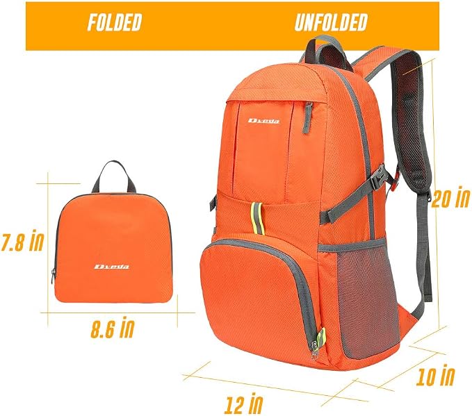 35L Lightweight Packable Backpack Waterproof Durable Hiking Travel Backpack - Image 3