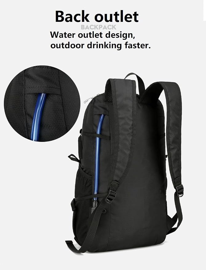 levayhill Hiking Backpack Daypack Lightweight Packable Travel Outdoor Camping - Image 6