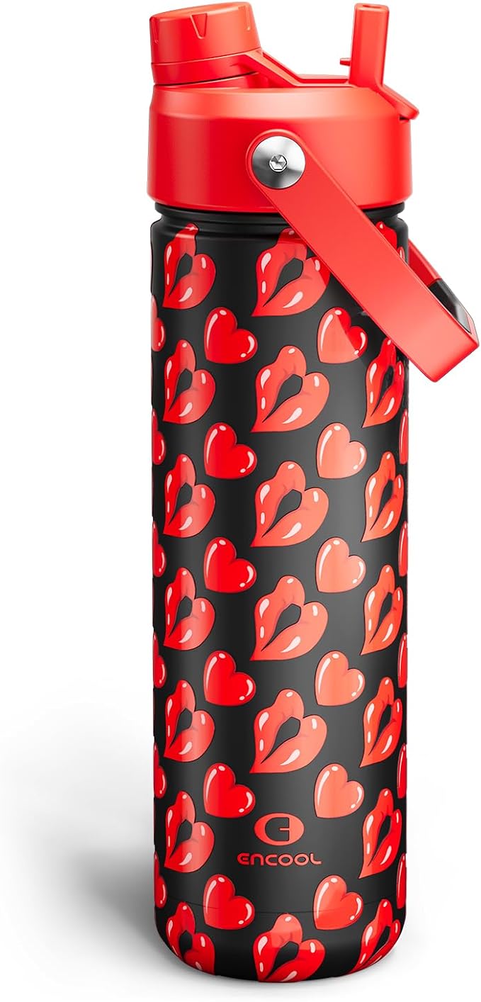 ENCOOL Valentine's Day Insulated Water Bottle by ENCOOL