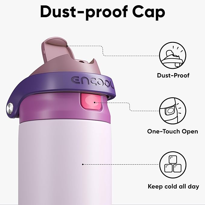 ENCOOL Leakproof Insulated Water Bottle - Image 2