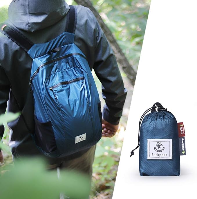 4Monster Hiking Daypack, Water Resistant Lightweight Packable Backpack - Image 5