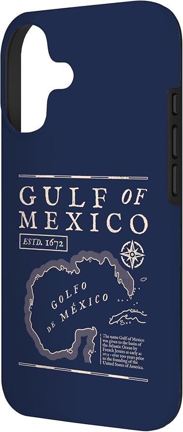 Gulf of Mexico 1672 Historic Map Case - Image 2