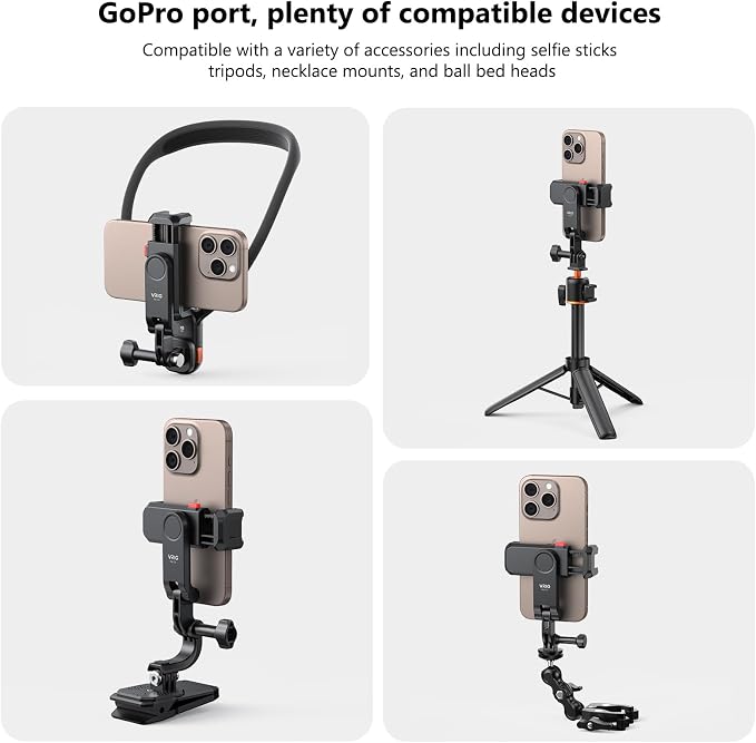 VRIG Phone Holder/Hot Shoe Mount Adapter Kit Compatible - Image 5