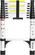 BOCOM 8.5 FT Aluminum Telescoping Ladder, Lightweight Multi-Purpose Collapsible by BOCOM