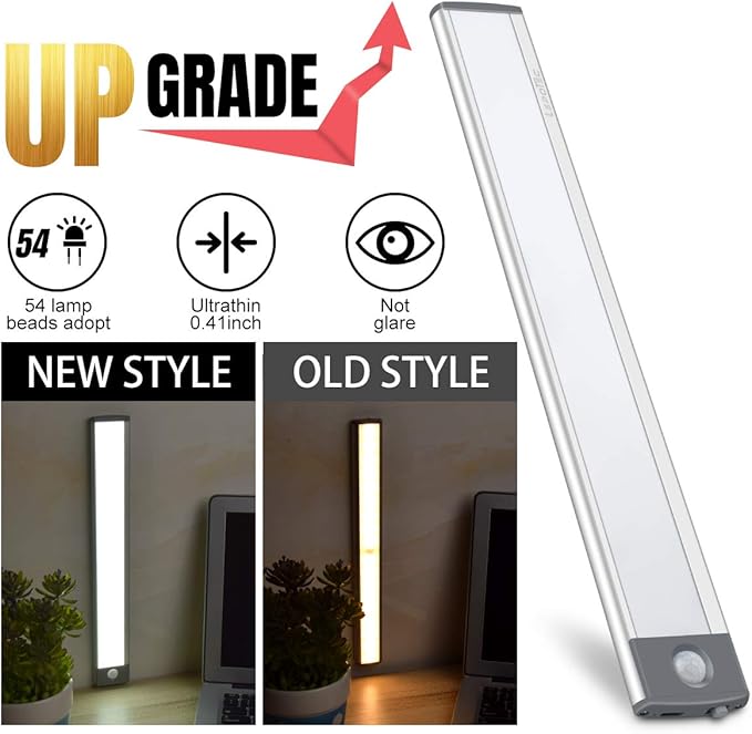 30-LED Motion Sensor Cabinet Light, Magnetic Motion Activated Under Counter - Image 6