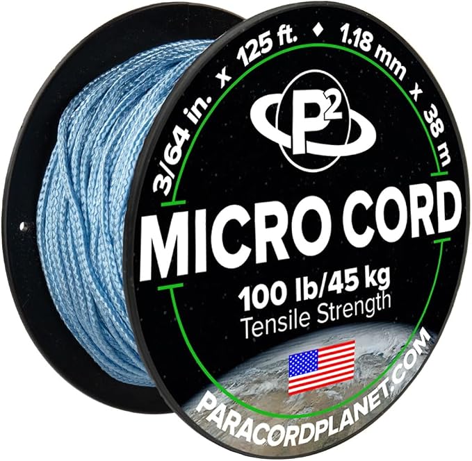 Paracord Planet Micro Paracord – Thin Braided Cord by ParacordPlanet