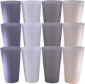 AOYITE Unbreakable Plastic Cups Reusable, 32 oz Plastic Tumblers set of 12 by AOYITE