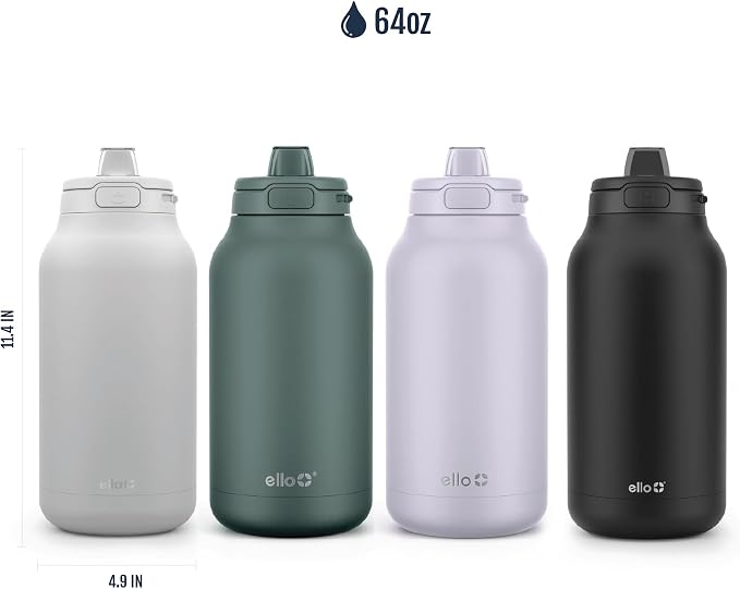 Ello Hydra 64oz Half Gallon Vacuum Insulated Stainless Steel Jug - Image 3