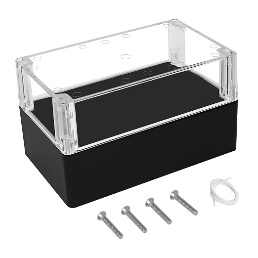 LeMotech Electrical Box Clear Cover Project Box IP65 Waterproof Junction Box by LeMotech