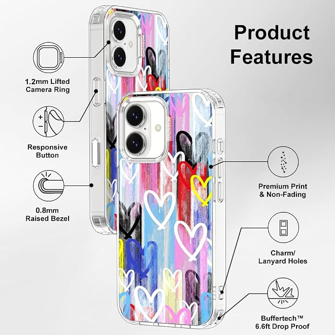 MOSNOVO for iPhone 17 Case, Shockproof Military-Grade Protection 6.6ft Drop - Image 7