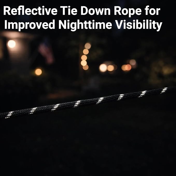 Longer 13ft Rope Ratchet 1/4 inch Straps Tie Down Rope Strap Heavy Duty - Image 5