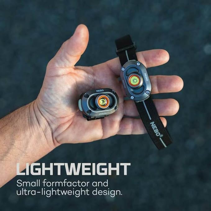 NEBO MYCRO 250 Rechargeable Headlamp | 250 Lumens, 3 Light Modes, Water - Image 6