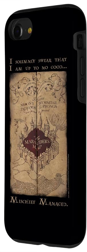 iPhone SE / 7 / 8 Harry Potter Marauder's Map Words Case - Image 2