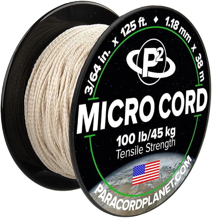 Paracord Planet Micro Paracord – Thin Braided Cord by ParacordPlanet